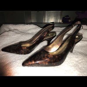 Women’s Size 7.5 Ann Marino sling back heels